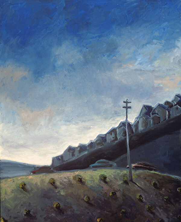 Commuters 60h x 48w in. | oil on panel | 1990