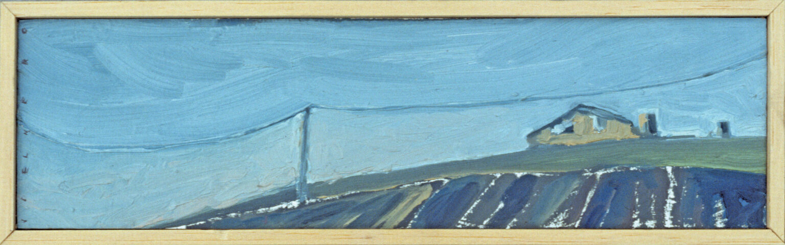 House Horizon 4h x 12w in. | oil on panel | 1988
